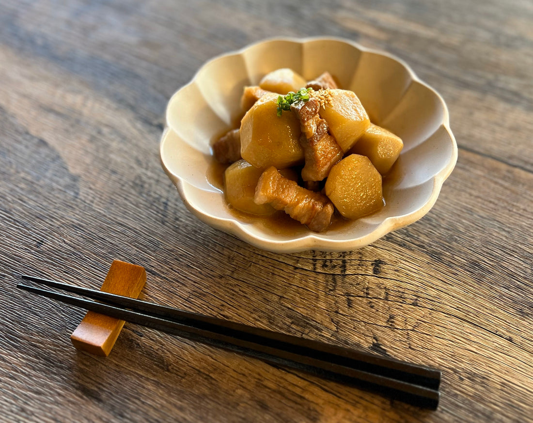 レシピ【和食】里芋と豚バラのこっくり煮